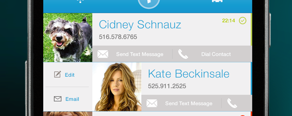 Android contacts app