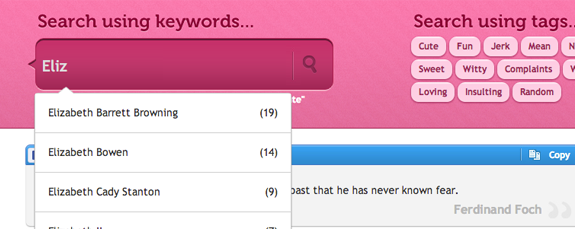 Quotes database website