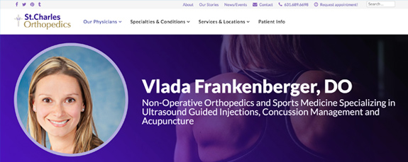 St Charles Orthopedics Website